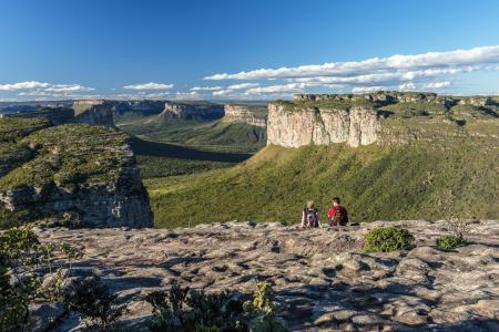 Wanderer rasten in Chapada Diamantina